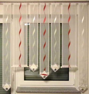 Schiebegardine Schiebegardine Set Gardine Schiebevorhang Flächenvorhang Neu - Bild 1 von 4