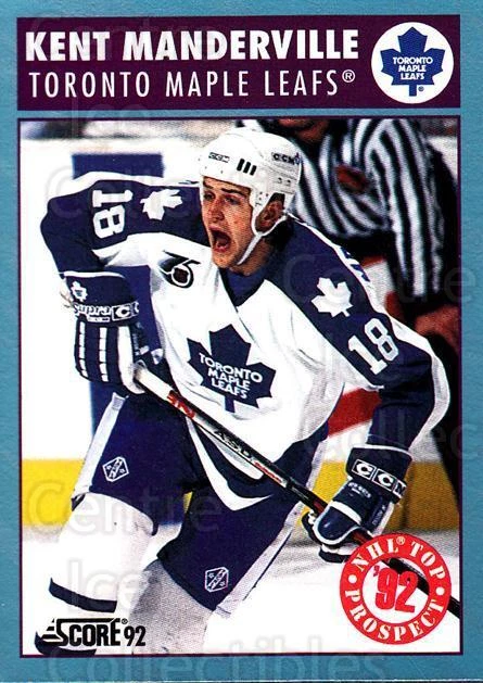 1992-93 Score Canadian #458 Kent Manderville - Image 1 of 1