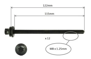 CYLINDER HEAD BOLT SET for HOLDEN BARINA COMBO XC VAN 2005-2013 1.4L Z14XEP I4 - Picture 1 of 1