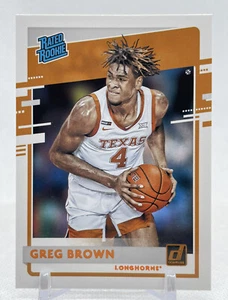Selecciones del draft Panini Chronicles 2021-22 naranja #39 Greg Brown III Donruss - Imagen 1 de 2