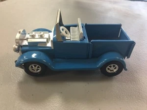 1979 Era Topper Blue Jeep Pickup Truck Metal Car - Japan 5"inches in Length B41 - Picture 1 of 3