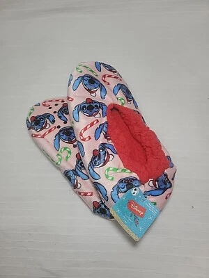 Calcetines Zapatilla Lilo And Stitch Disney Fuzzy Babba 7-9.5 Navidad Antideslizantes Nuevos Foto 1 de 3