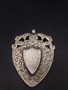 Antique Sterling Silver Watch Fob Fleetwood Amateur Reserves 1902/03 - Picture 1 of 4