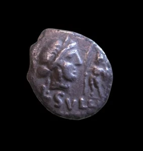 ROMAN REPUBLIC DENARIUS CORNELIA SILVER 84-83 BC RRC 359/2 #3377# - Picture 1 of 2