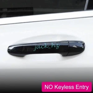 Door Handle Cover Style For Mercedes A B C E GLC CLA W205 W213 X253 Glossy Black - Picture 1 of 8