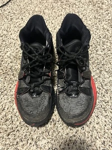 Nike Kyrie 7 Bred Mens Basketball Shoes Black University Red CQ9326-001 11.5 - Picture 1 of 20