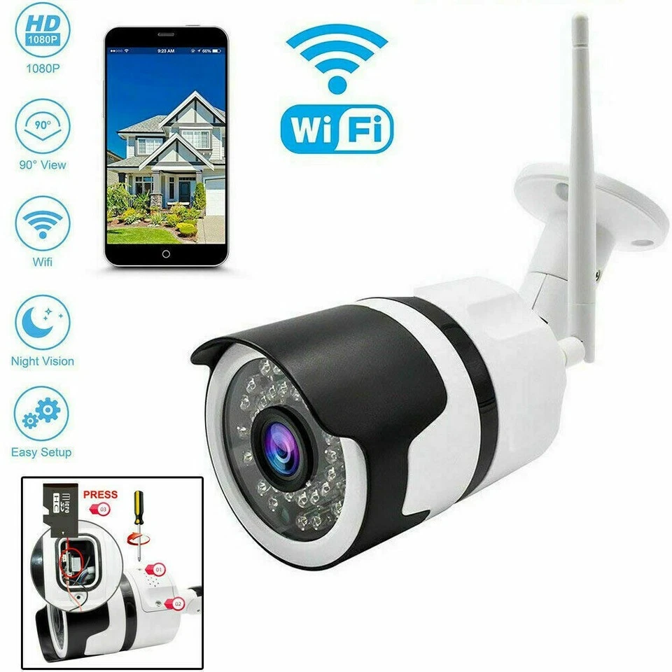 TELECAMERA IP CAMERA HD WIRELESS LED IRINFRAROSSI IPCAM TF 36 LED ESTERNO - Immagine 1 di 1