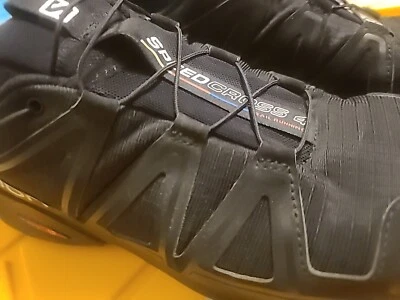 Salomon Para Hombre Speedcross 4 Trail Running Zapatos Talla 11.5 Negro Senderismo Ortholite  Foto 1 de 2