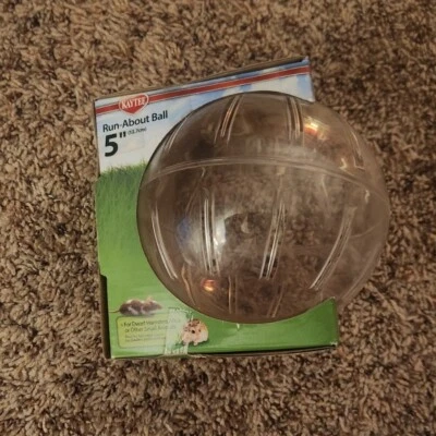 Kaytee Run About Ball 5" Hamster Exercise Ball, NIB - Image 1 of 2