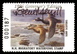NH14Gs — 1996 New Hampshire Hand-signed Governor Edition - Picture 1 of 1