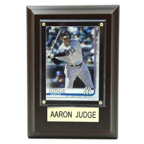 Aaron Judge New York Yankees 4" x 6" Baseball Card Plaque Cover