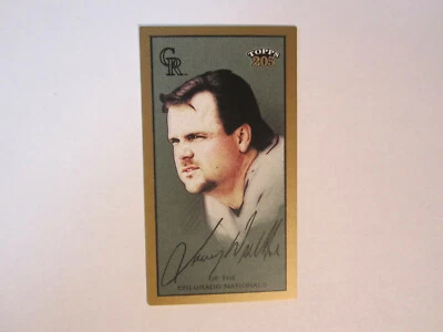 2003 Topps 205 Mini Brooklyn Back # 72 Larry Walker (B19) Colorado Rockies - Image 1 of 2