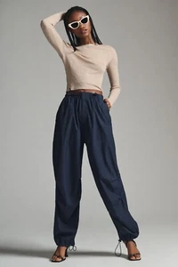 Rag and Bone Becky Flight Pants Navy Blue Size XS Cotton - Picture 1 of 5