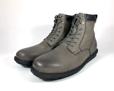 Водонепроницаемые ботинки Born Sean темно-серые лицевая кожа средний размер BM000932 мужские 13 - Изображение 1 из 4
