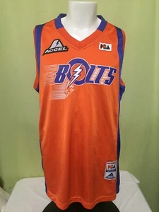 Meralco Bolts PBA Philippines Accel Men’s Orange Basketball Jersey XL - Picture 1 of 4