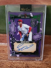 Jhailyn Ortiz 2023 Wild Card 5 Card Draw #5CDC-34 Auto 3/4 PURPLE Green FOIL