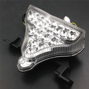 Luz trasera LED transparente luz de señal de giro de freno apta para Yamaha YZF-R1 2009-2014 - Imagen 1 de 10