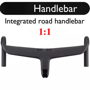 Full Internal Routing Road Bike Handle Carbon Integrated Cockpit Di2 Handlebar - Picture 1 of 43