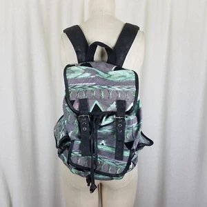 Mossimo Southwestern Aztec Tribal Print Backpack Rucksack Cinch Bag Womens OS - Picture 1 of 12