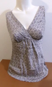 NWOT-SIZE XS FANCY ISAAC MIZRAHI SLEEVELESS WOMEN’S SILK-RAYON BLOUSE. - Picture 1 of 7