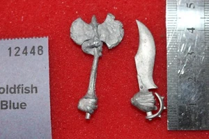 Unbekannte Marke große Waffen Warhammer Oger Maßstab Metall Ersatzteile Citadel Fantasy - Bild 1 von 2