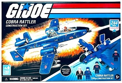 Hasbro GI Joe Cobra Rattler 244 Piece Construction Set Works With Other Brands - Image 1 of 2