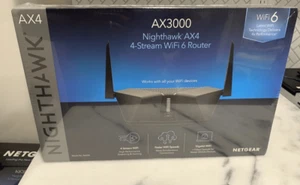 Router Netgear Nighthawk AX4 RAX35 AX3000 WiFi 6 4 corrientes doble banda alto rendimiento - Imagen 1 de 5