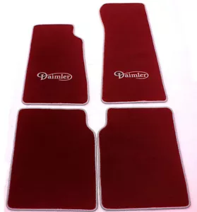 Tapetes de terciopelo rojo oscuro para Daimler Six y Dobble Six Series 2 y 3 - Imagen 1 de 1