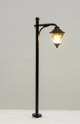 5 LED Lampen Laternen Metall N für Modellbau mit Widerständen für 12 Volt - Bild 1 von 4