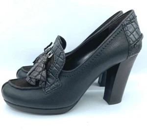 scarpe donna decolletè CAR SHOE  nero moro pelle sconto 45% su listino € 360 - Imagen 1 de 5