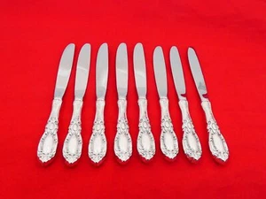 Set of 8 Towle Sterling Silver King Richard Place Knives WV-14 - Picture 1 of 4