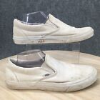 Vans Shoes Womens 12 Off The Wall Casual Slip On Sneakers White Fabric Low Top