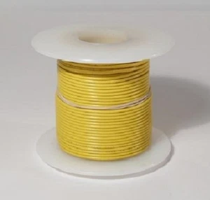 22 AWG Gauge UL1007 UL1569 Hook-up Wire 100 feet YELLOW~ 10 Colors Available! - Picture 1 of 1