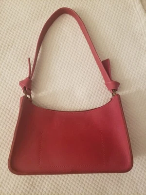 Madewell Sydney Small Leather Shoulder Bag Rare Color- Rose Hibiscus EUC!  - Image 1 of 4