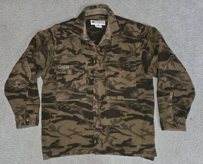 Columbia Gallatin Range Wool Blend Jacket Outfitter Camo Size Large - Image 1 of 4