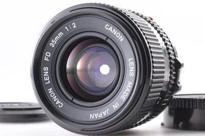 [Near MINT] Canon New FD NFD 35mm f2 MF Wide Angle Lens From JAPAN - Image 1 of 4