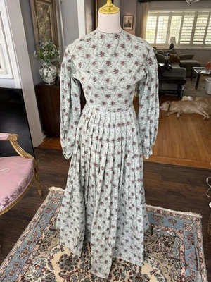 Civil War Reenactment Womens Day Dress Hand Made Small - Image 1 of 4