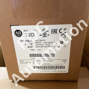 Nuevo sellado Allen Bradley 22D-D6P0N104 PowerFlex 40P 2,2 kW 3 HP accionamiento de CA - Imagen 1 de 7