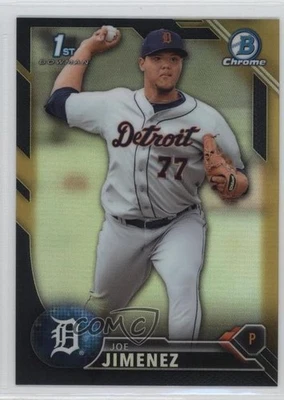 2016 Bowman Chrome Prospects Black & Gold Refractor Joe Jimenez #BCP225 - Image 1 of 2