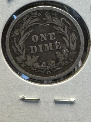Moneda de diez centavos Barber 1898-O en muy buen estado llantas completas Foto 1 de 4