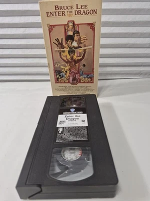 Enter The Dragon (1973) - Bruce Lee Vintage VHS Tape 1993 KUNG-FU Htf Cover - Image 1 of 4