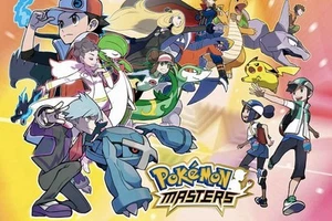 * POKÉMON MASTERS * 2019 Video Game Promo, Multiple sized Poster / Prints - Picture 1 of 1