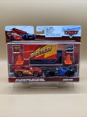 Disney Pixar Cars Lightning McQueen and Jackson Storm 2 Pack Accessory Banner - Image 1 of 3