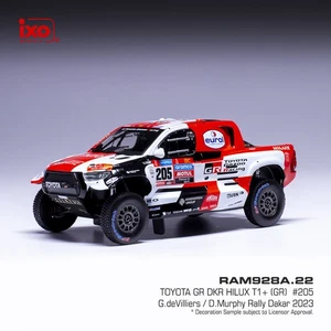 Toyota GR DKR Hilux T1 #205 DAKAR 2023 au 1/43 de IXO RAM928A - Picture 1 of 2