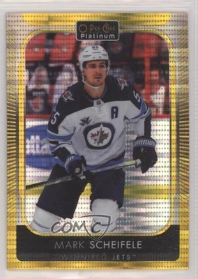 2021-22 O-Pee-Chee Platinum Seismic Gold 33/50 Mark Scheifele #184 - Image 1 of 3