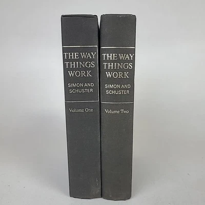 The Way Things Work Volume 1 & 2 Simon And Shuster Vintage Hardcover  - Image 1 of 4
