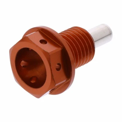 Bouchon Pot D'Échappement Huile M12X1.50MM 15MM Orange pour KTM 600 LC4 EXC 4T - Photo 1/2