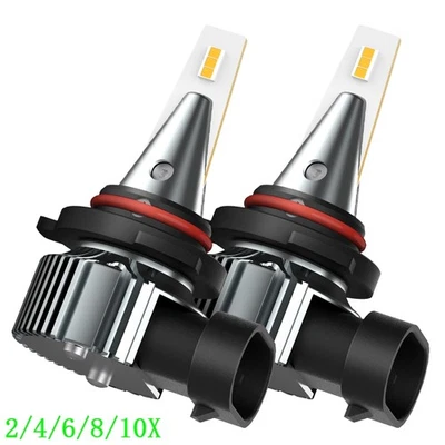 AUXITO 9140 CSP LED 9145 Golden Amber Fog Light Lamp Driving Bulbs 2/10x - Image 1 of 4