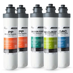 iSpring F5DS-PF Filter Set. Fits DS4B-PF/DS4S-PF. 12 months. Incl. 5 filters - Picture 1 of 5