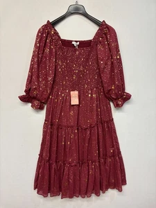 Nuevo con etiquetas Vestido de Noche Estrellado Midi Ivy City Co para Mujer Talla XL X-Grande D051-6 - Imagen 1 de 17